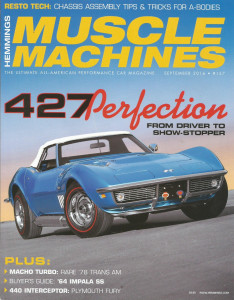 HEMMINGS MUSCLE MACHINES 2016 SEPT - MACHO T/A, PURSUIT, 427 VETTE